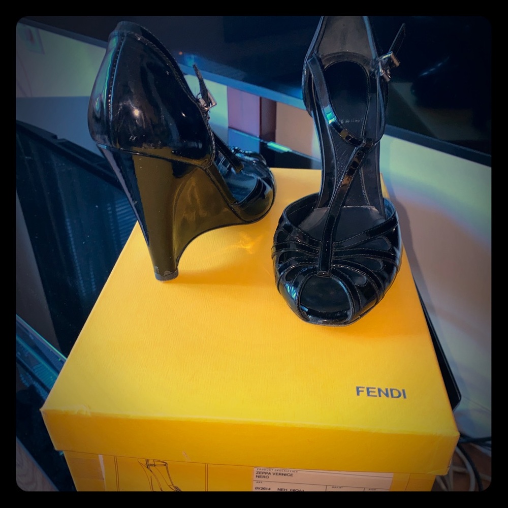 Classic Fendi Wedge Heels